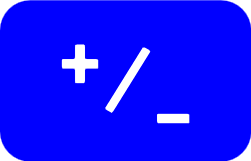 +/-